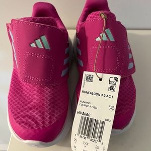 Pink adidas kids 8c